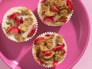 Cold Cereal and Yogurt Cupcakes