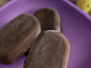 Chocolate Banana Fudge Pops