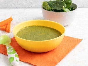 Spinach and Carrot Puree