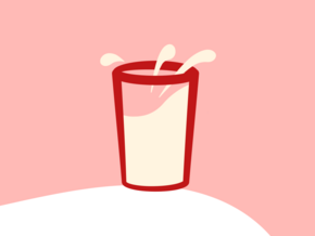 Good grains + milk = growing strong.