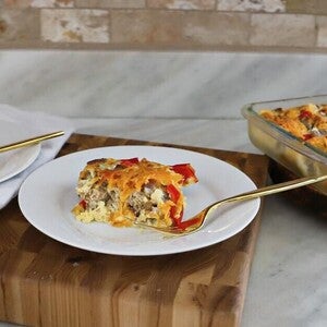 Egg and Chicken Sausage Casserole
