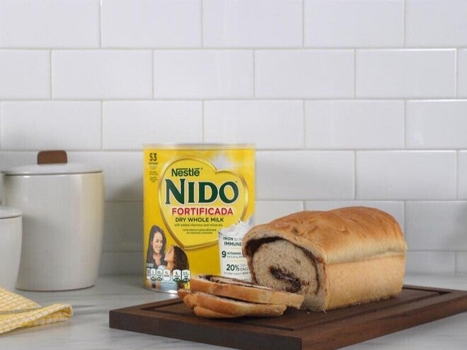 NIDO® Milk Chocolate Swirl Bread