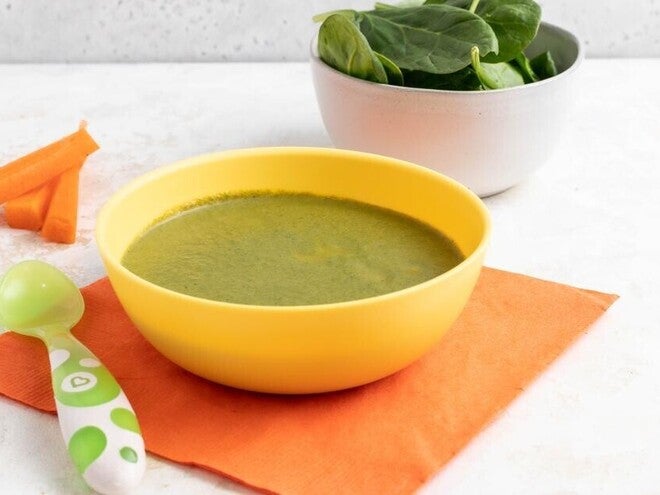 Spinach and Carrot Puree